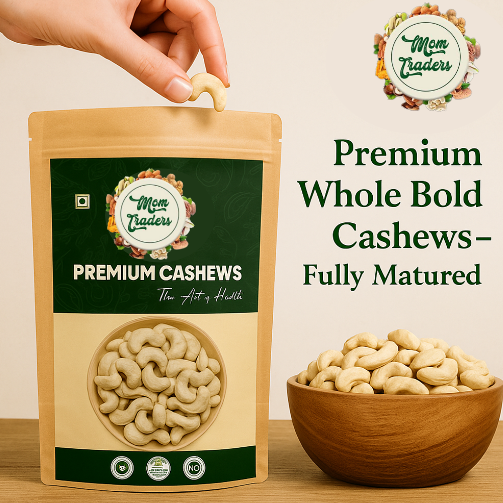 100% Natural Whole Premium Cashews – Creamy, Nutrient-Packed & Sustainably Sourced