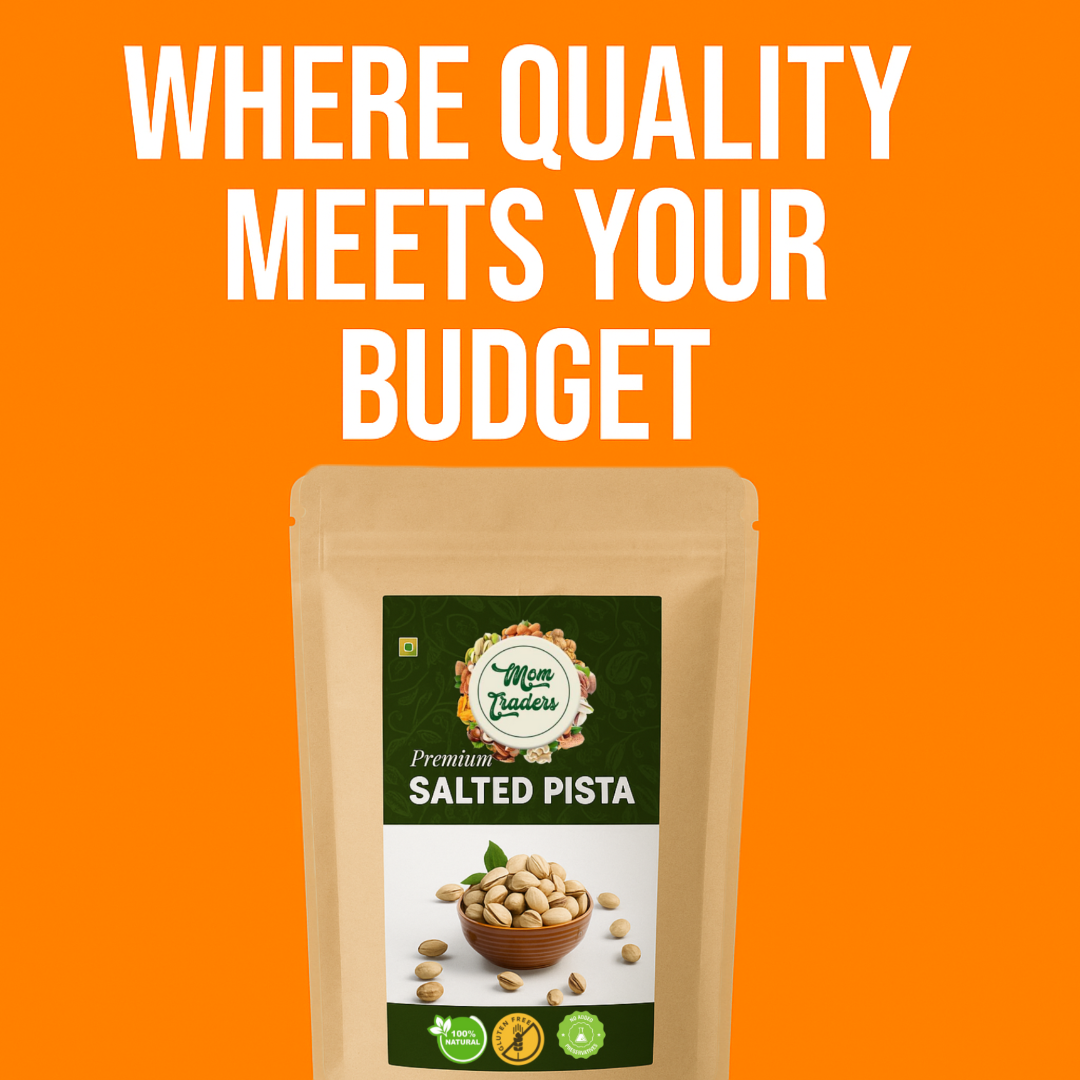 Buy Mild Salted Pistachios Online – High-Protein, Heart & Eye Healthy | MOM TRADERS