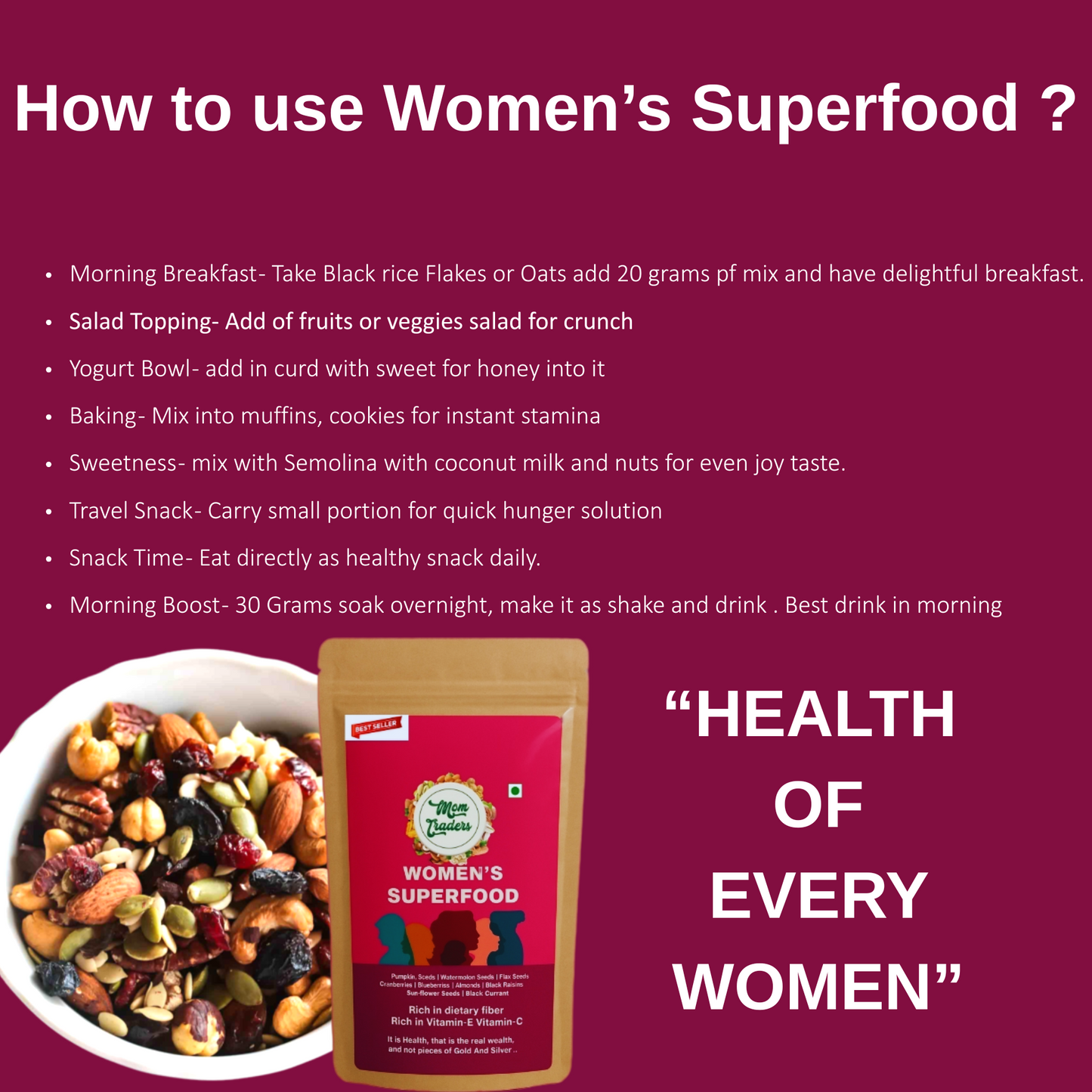 Women Superfood Mix –200 g