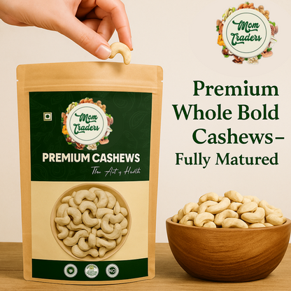100% Natural Whole Premium Cashews – Creamy, Nutrient-Packed & Sustainably Sourced