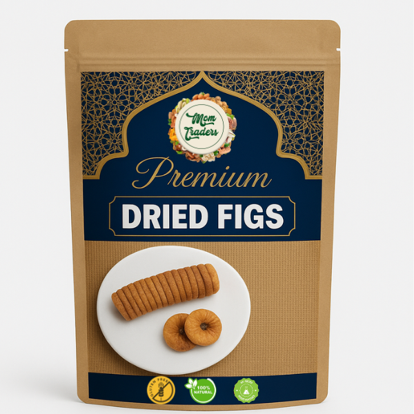 "Organic dried figs packed fresh, sweet and chewy, perfect for healthy snacking."
