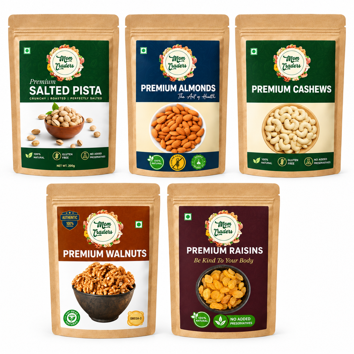 High Value Super Saver Dry Fruit Combo - 900 Grams