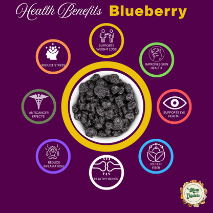 Fresh Dried Blueberries Plum