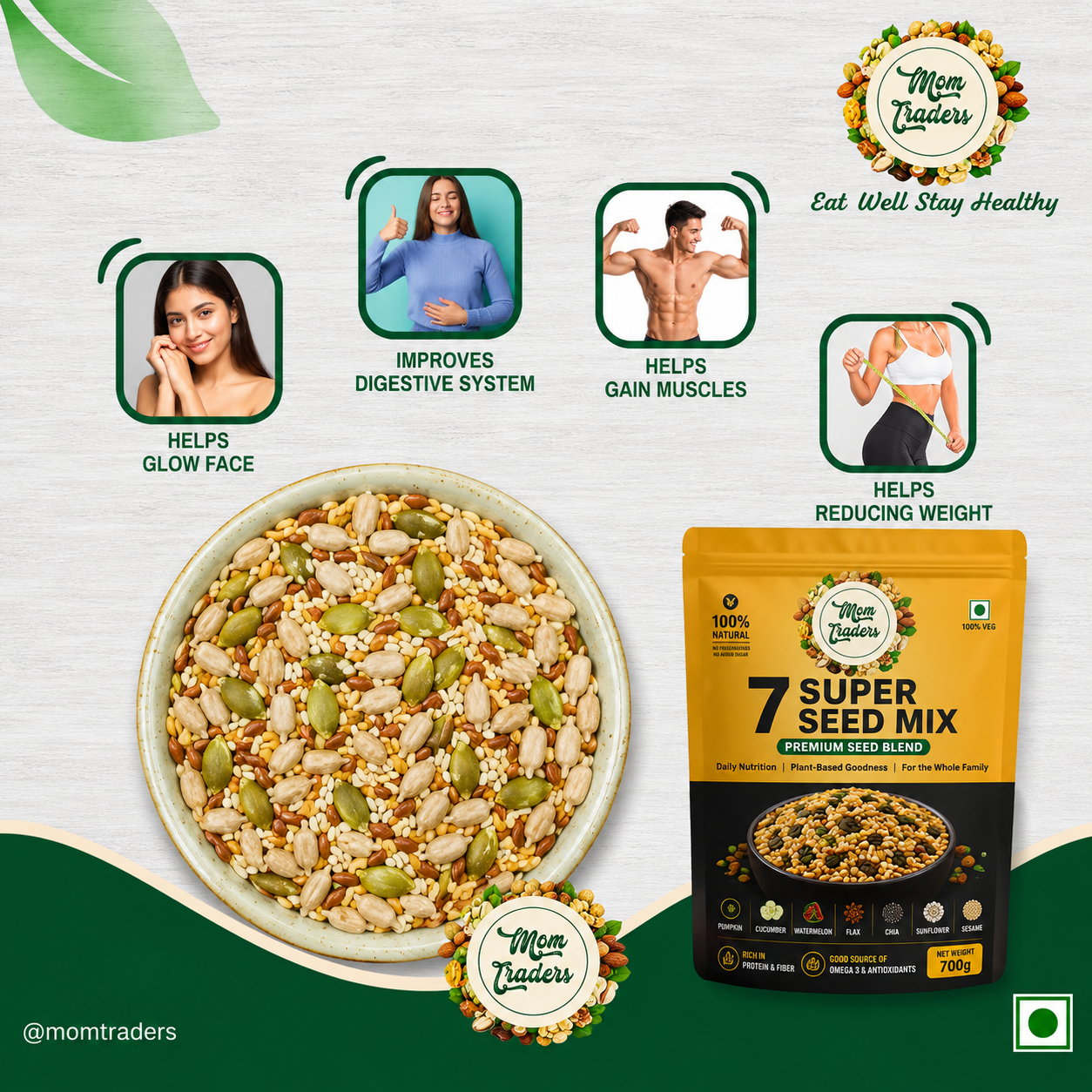 7-in-1 Super Seed Mix  | Healthy Superfood Blend